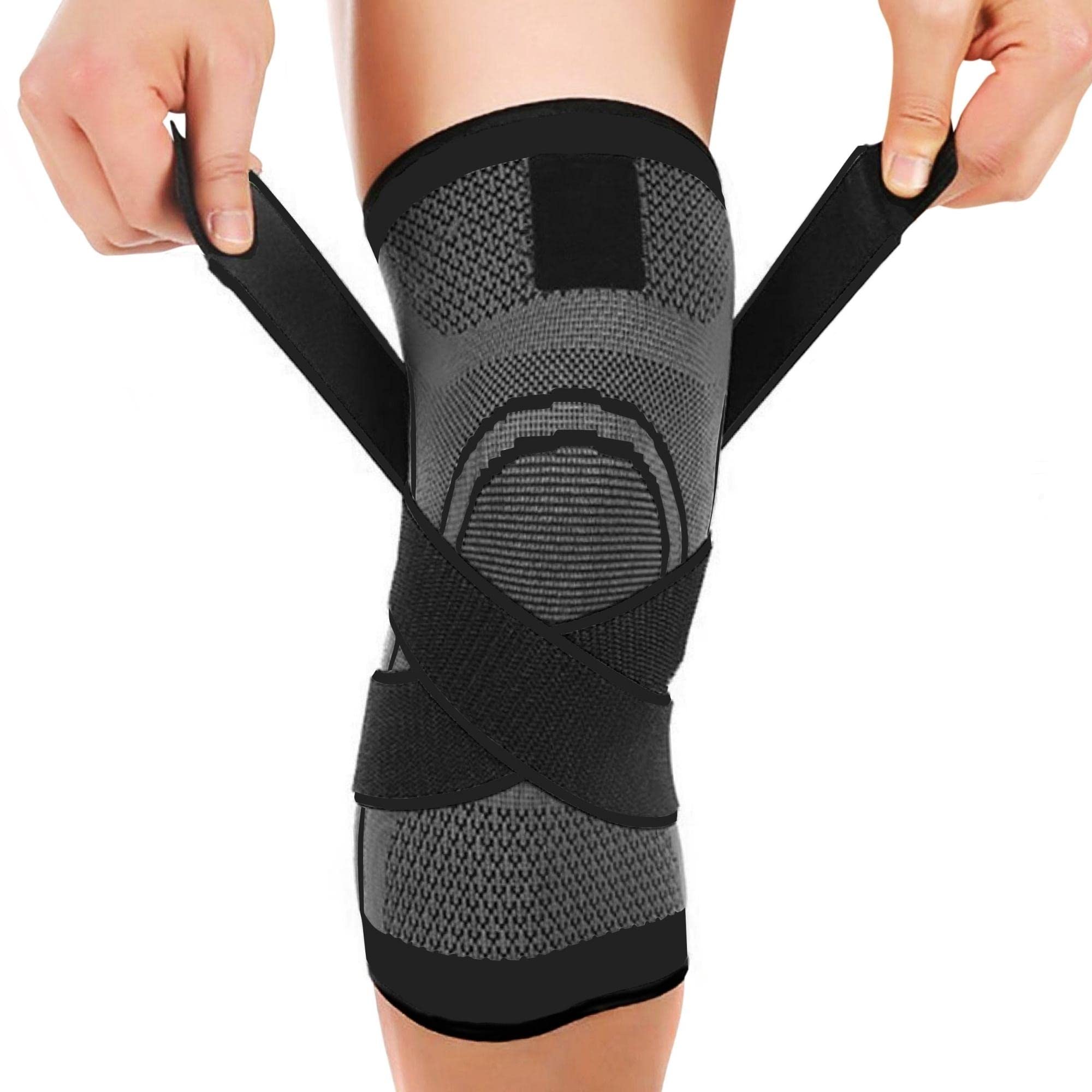 Picture of 1pc Adjustable Knee Brace Support, Knee Sleeve, Knee Pad for Knee Pain or Joint Pain