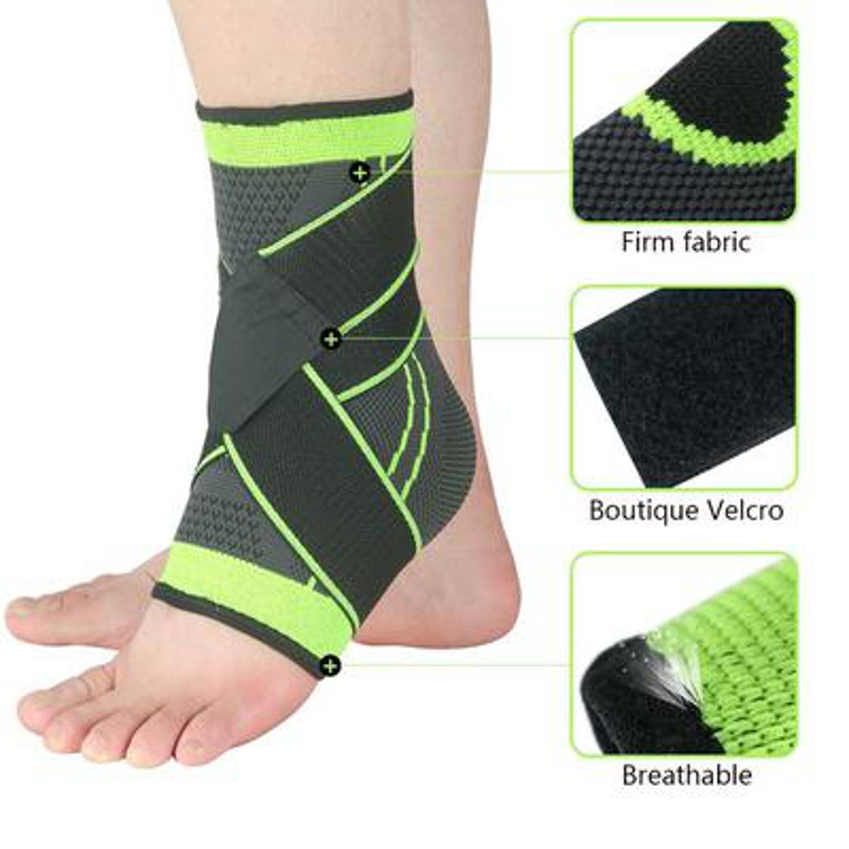 Picture of AOLIKES Adjustable Elastic Knee Elbow Wrist Ankle Support Wrap Sport Protective Bandage Strap Belt