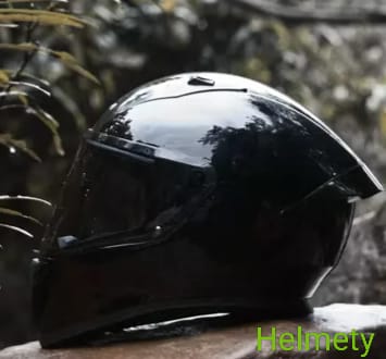 Picture of Bolt Bunny Glossy Black full face helmet with dual certification. (Black)