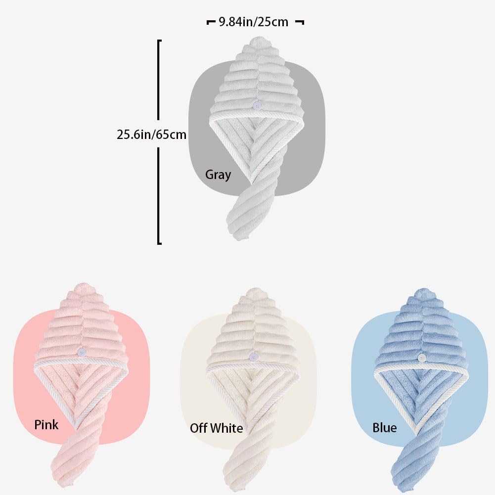 Picture of New Magic Instant Dry Hair Towel Ultra Water Absorbent Twist Hair Turban Drying Cap Hair Wrap - Hair Band