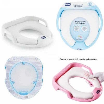 Picture of Baby Comot Seat Toilet seat Safe Soft Training seat Potty Sitting Ring with Handles Bathroom Trainer closestool Cover