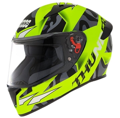 Picture of Studds Thunder D7 Decor With Spoiler Full Face Black Yellow Helmet (Black Yellow)