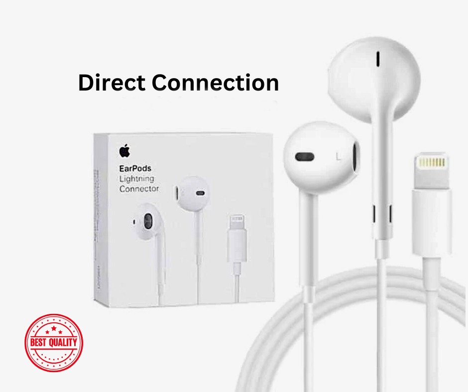 Picture of Apple EarPods with Lightning Connector In Ear Earphones And Headphone With Microphone For iphone Direct connection