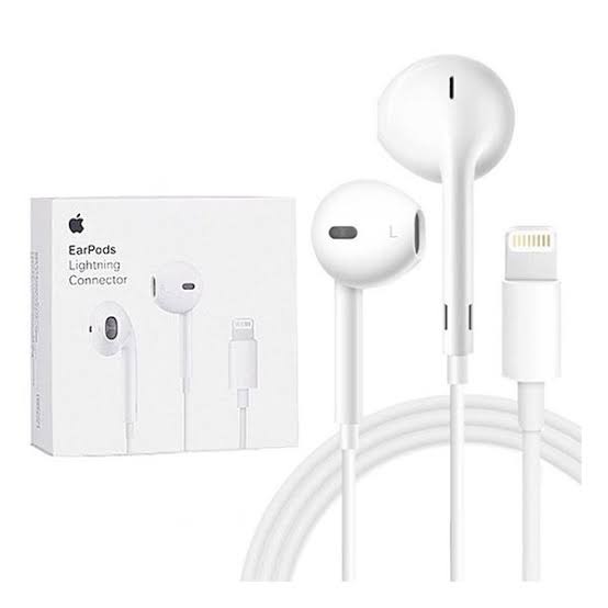 Picture of iphone EarPods with Lightning Connector In Ear Earphone With Microphone For iphone Direct connection