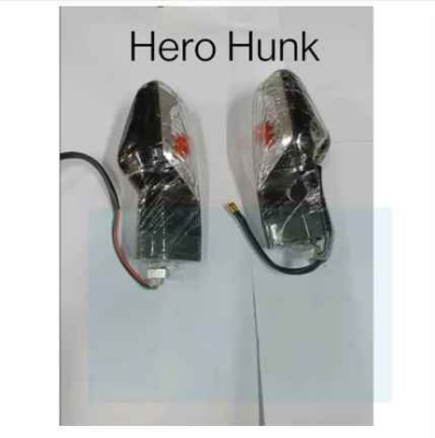 Picture of 2Pcs Motorcycle Indicator Signal Light, For Hunk (Black)
