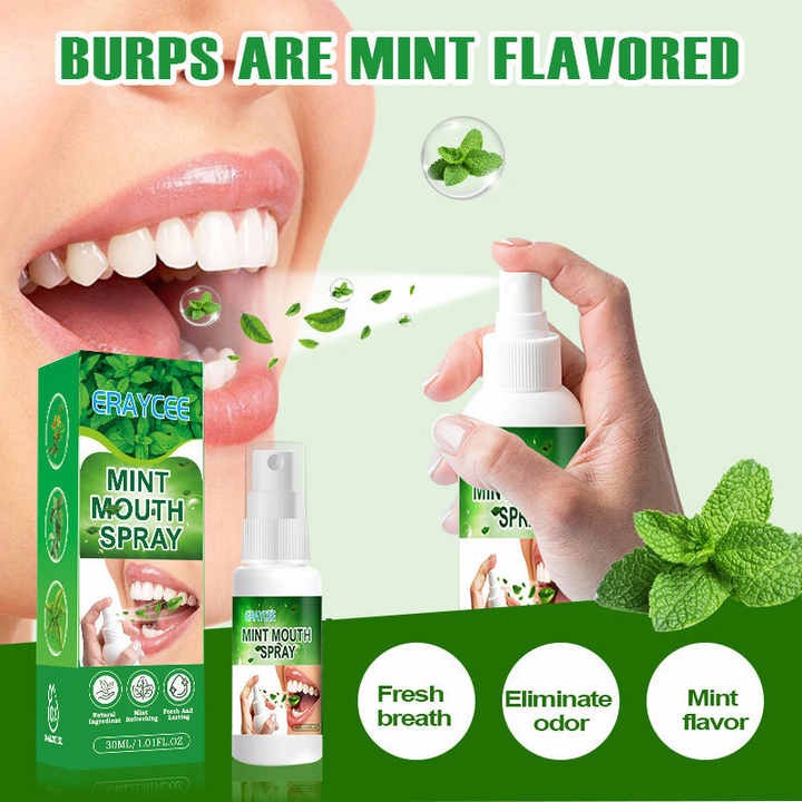 Picture of Instant Oral Fresh Breath Spray Mouth Freshener Mint Flavor-(30ml)