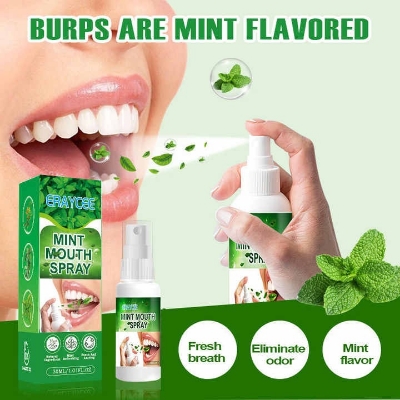 Picture of Instant Oral Fresh Breath Spray Mouth Freshener Mint Flavor-(30ml)