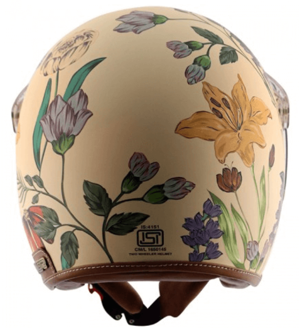 Picture of Axor Retro Jet Girls Ibiza Helmet Certified Helmet (Yellow)