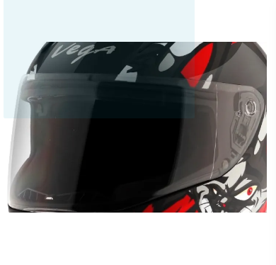Picture of Vega Bolt Helmet Clear Visor All Size Available (White)