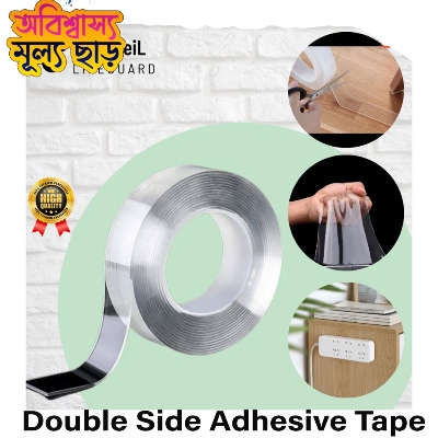 Picture of 3Meter Nano Magic Double Side Adhesive Tape 2CM Wide Reusable Clear Waterproof Anti-Slip Traceless Sticky Gel Pad Strips Grip for Car Home Office Supplies-Adhesives & Tape