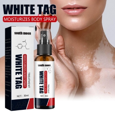 Picture of South Moon White Tag Treatment Spray Herbal Antibacterial Vitiligo Treatment Serum Leukoplakia Disease Pigment Melanin Repair Body Face Care（30ml）