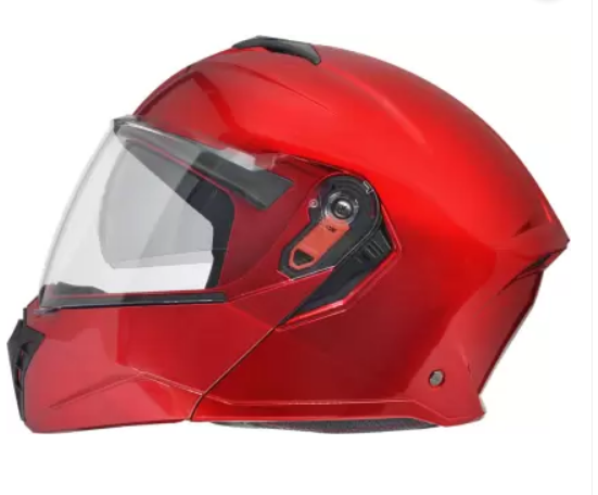 Picture of STUDDS Trooper Flip-up Full Face with Dual Visor Motorbike Helmet  (Cherry Red) (Chili Red)
