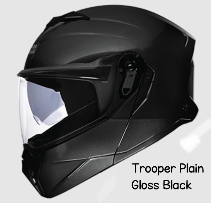 Picture of Studds Tropper Plane Matt Black Certified Helmet (Black)