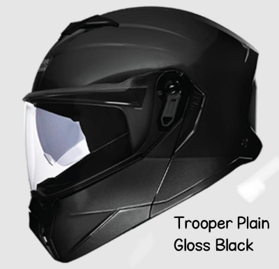 Picture of Studds Tropper Plane Matt Black Certified Helmet (Black)