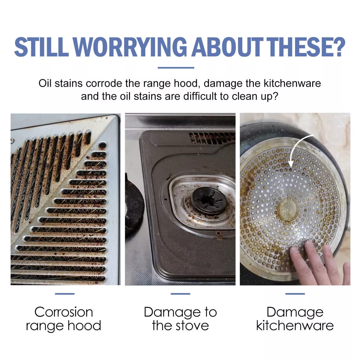 Picture of KIRMIT All-in-One Foaming Rust Remover Powder & Ultimate Rust RemovaL, Multipurpose Kitchen Rust Remover Advanced Rust Removal for All Surfaces