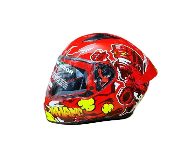 Picture of FULL FACE BIKE STUDDS THUNDER HELMET FOR BIKE RIDER (Black)