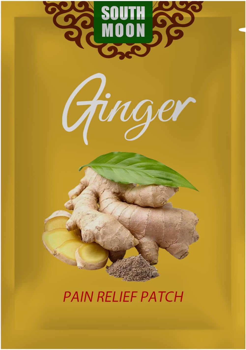 Picture of 10Pcs Lymphatic Healing Ginger Patch Warming Pain Patches Remove Toxin Promote Blood Circulation Detox Knee Neck Pad No Side Effect