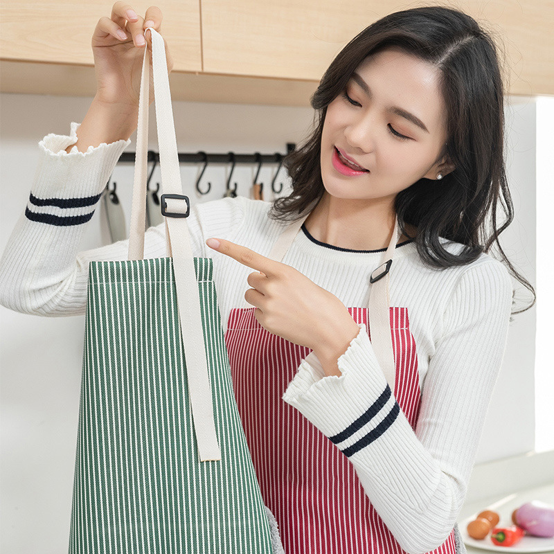 Picture of New Houseeker Kitchen Waterproof Apron Oil-Proof Kitchen Waist Apron With Side Hand Towel Household Kitchen Cookware Accessories