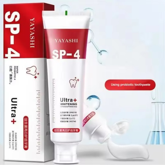 Picture of Yayashi sp-4 Probiotic Toothpaste freshen breath maintain oral health whiten teeth Stain Removing Sp-4 Toothpaste Teeth Cleaner Plaque Remove