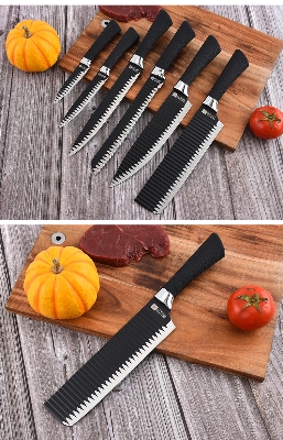 Picture of 6 PcsKnife Set Non-Stick Coating Stainless Steel