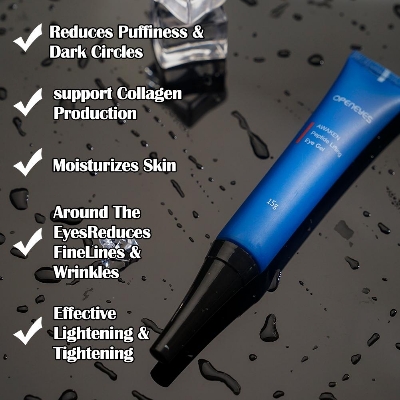 Picture of OpenEyes Awaken Peptide Lifting Eye Gel Men's Eye Moisturizing Eye Cream Eye Care Breathable Water Cream