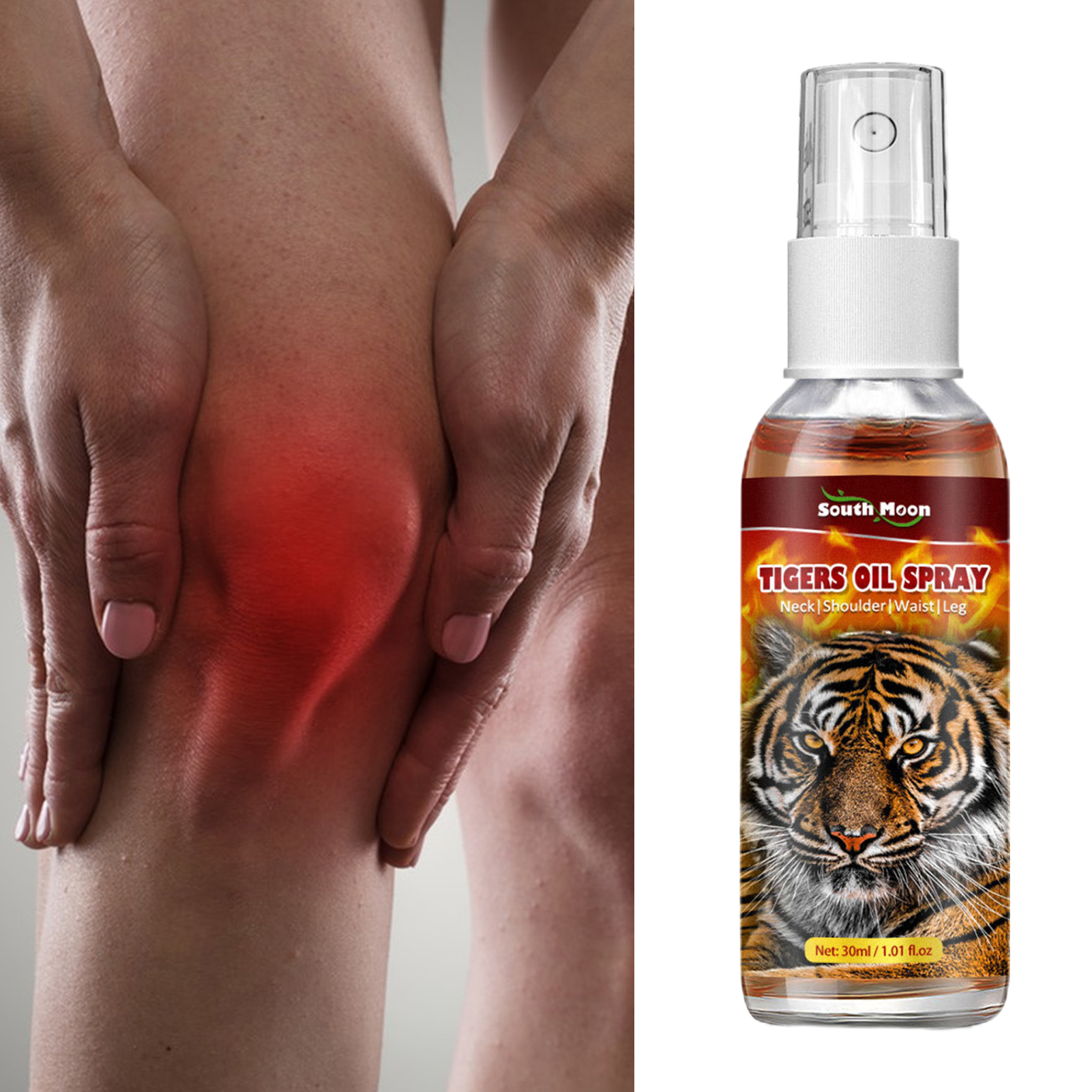 Picture of Tiger Oil Spray Rheumatic Soreness Relief Treatment Tiger Massage Oil