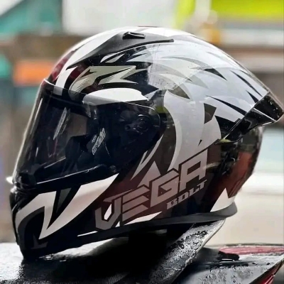 Picture of Bolt Speedx Motorsports Helmet  (Black Grey) (Black grey)