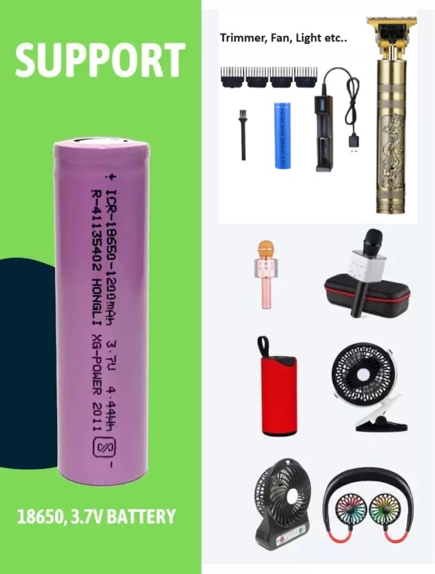 Picture of 3.7 V battery for Vintage T9 Trimmer - 1 pcs Multi colour