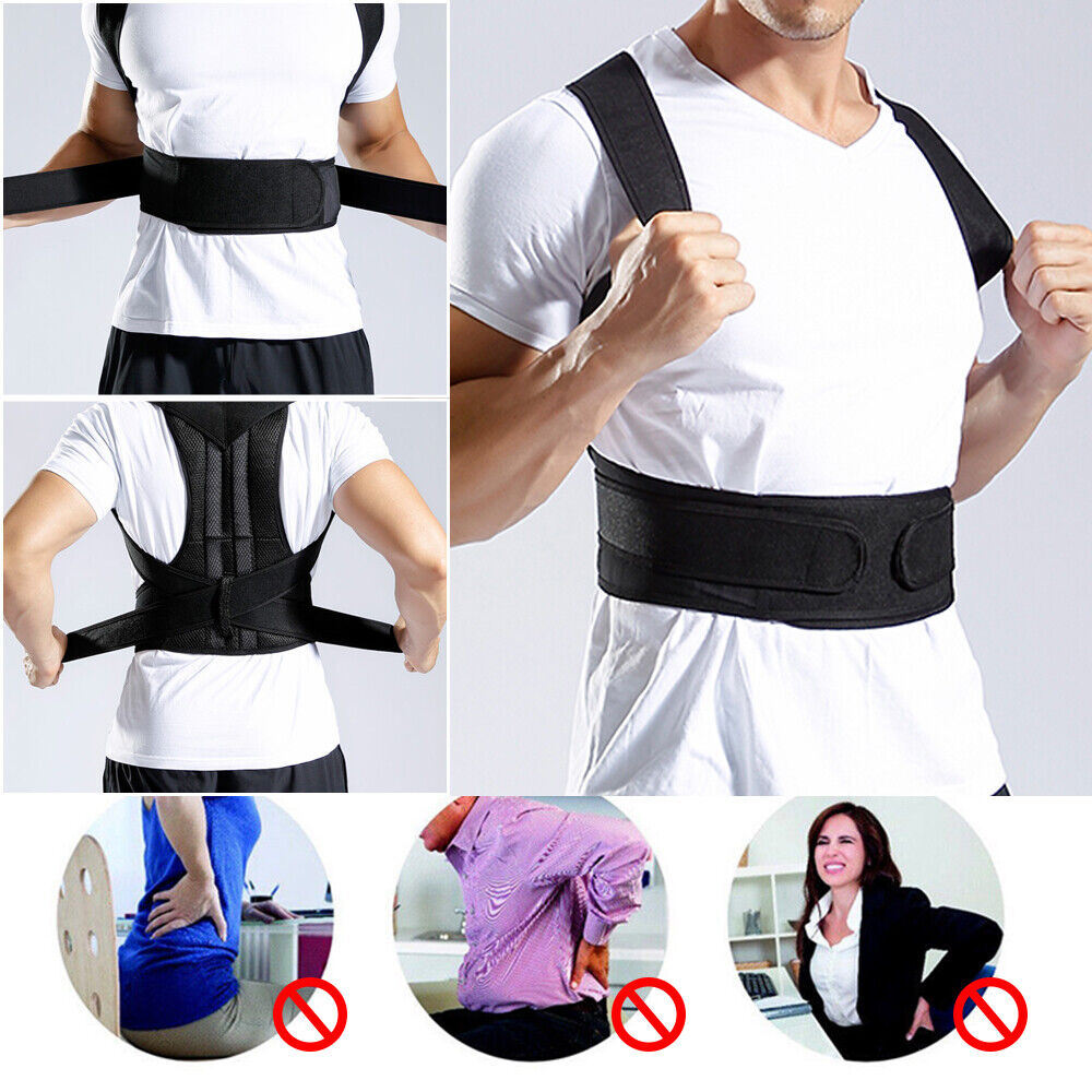 Picture of Back Posture Corrector Back Pain Relief Belt Spine Waist Support Correction Straps Posture Belt For Men Women