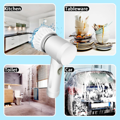 Picture of Electric Cleaning Brush 5 in 1 Magic Brush Wash Basin/Sink/Wash Basin/Bath & Shower