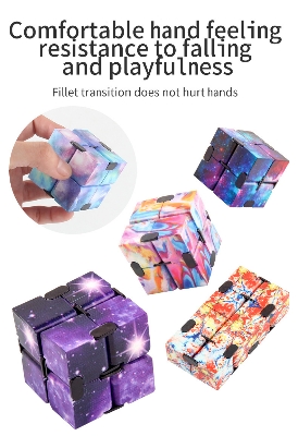 Picture of New Infinity Cube Fidget Toy Sensory Fidgeting Game- Lifestyle Mall-Fidget Spinners & Puzzle Cube Game Multicolor