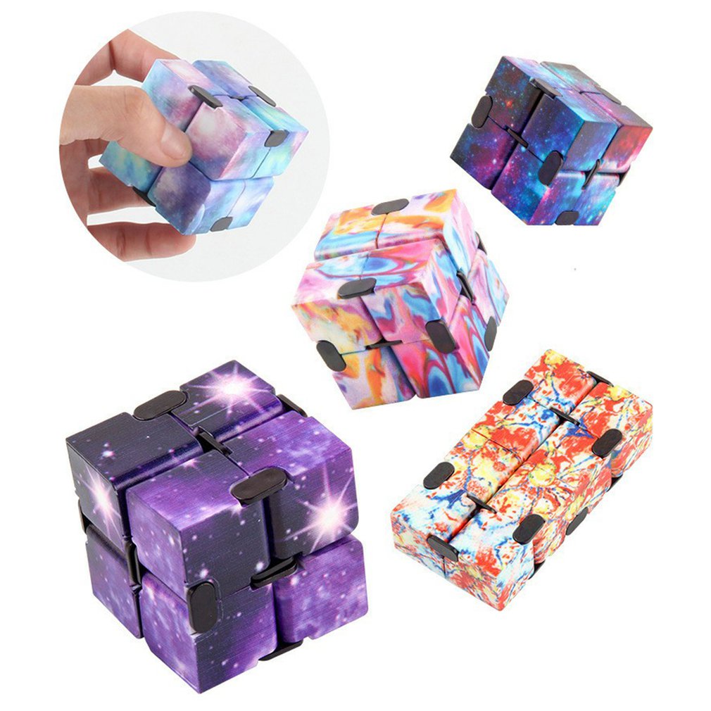 Picture of New Infinity Cube Fidget Toy Sensory Fidgeting Game- Lifestyle Mall-Fidget Spinners & Puzzle Cube Game Multicolor