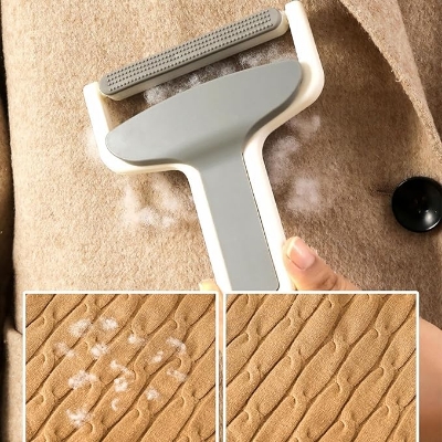 Picture of Pet Hair Remover - Manual Household Clothes Lint Remover | Labor-Saving Portable Fuzz Remover with Handle for Pet Hair Carpet Blanket Bed Sheets  for Animals, Dogs, Cats, Cleaning Accessory