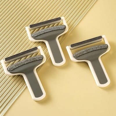 Picture of Pet Hair Remover - Manual Household Clothes Lint Remover | Labor-Saving Portable Fuzz Remover with Handle for Pet Hair Carpet Blanket Bed Sheets  for Animals, Dogs, Cats, Cleaning Accessory