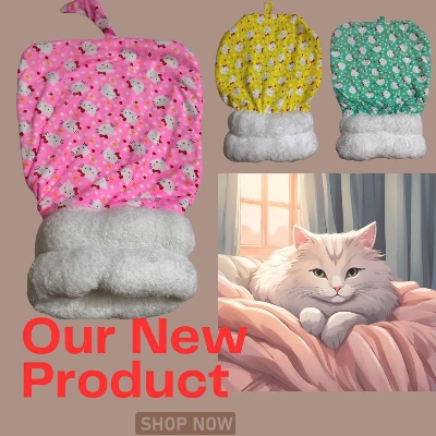 Picture of Comfortable Cat Sleeping Bag Soft Cat Bed Warm Closed Cat Bed Funny Tunnel Pet Nest Lovely Nest for Cats 2.5-7kg Pet Supplies