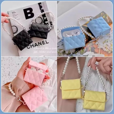 Picture of Chain Bag Multicolor Pro (Only Cover) For Apple Airpods Pro and pro 2nd Gen Premium Earbuds Protective Cover (Headphone not included) joyroom T03s Pro Headphone not included