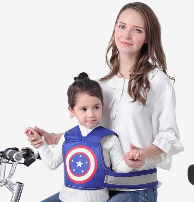 Picture of Baby Take Care, Bike Safety Belt Shatter-Resistant Anti-Lost Adjustable Motorcycle & Bicycle