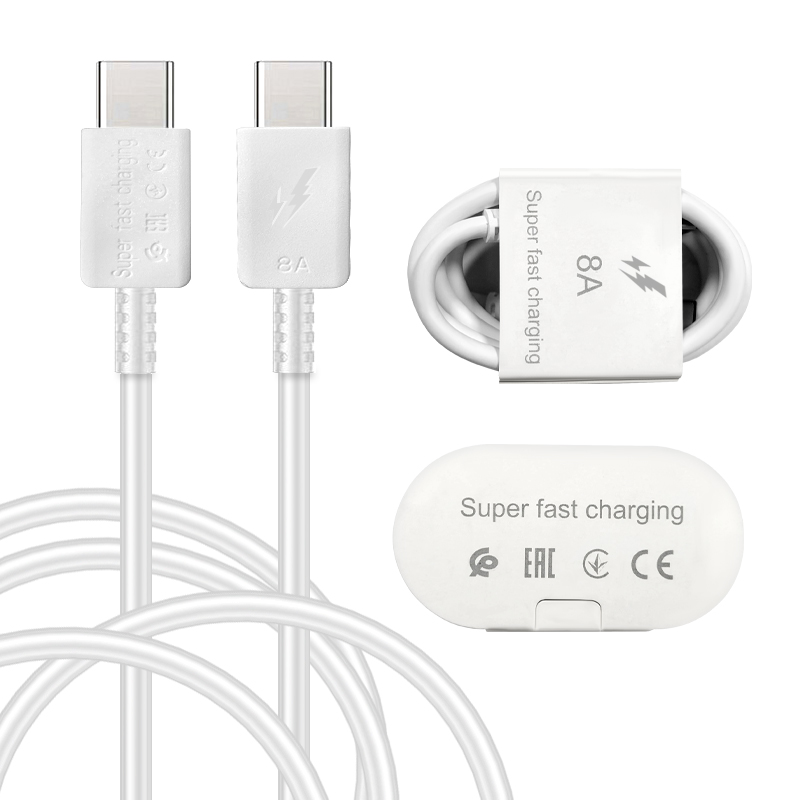 Picture of Samsung Original 45W USB C To Type C 8A Cable For Samsung Galaxy S23 S22 S21 S20 + Ultra Note 20 10 Fast Charging