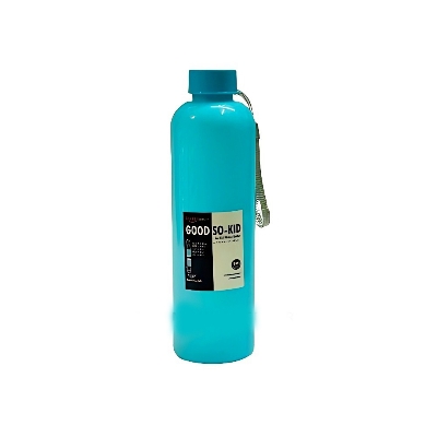 Picture of Good So Plastic Water Bottle 1000 ml - Round Shape Plastic Water Bottle Multicolor 1 liter Bottle (1 Pcs)