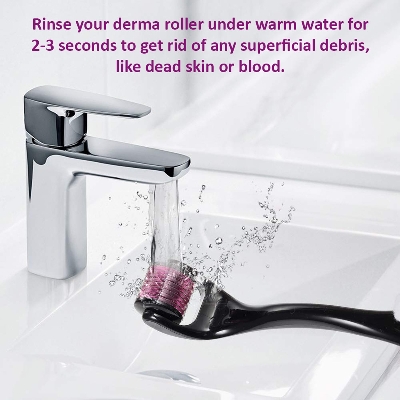 Picture of Derma Roller Micro Needle for Hair, Beard Growth and Facial Skin Therapy