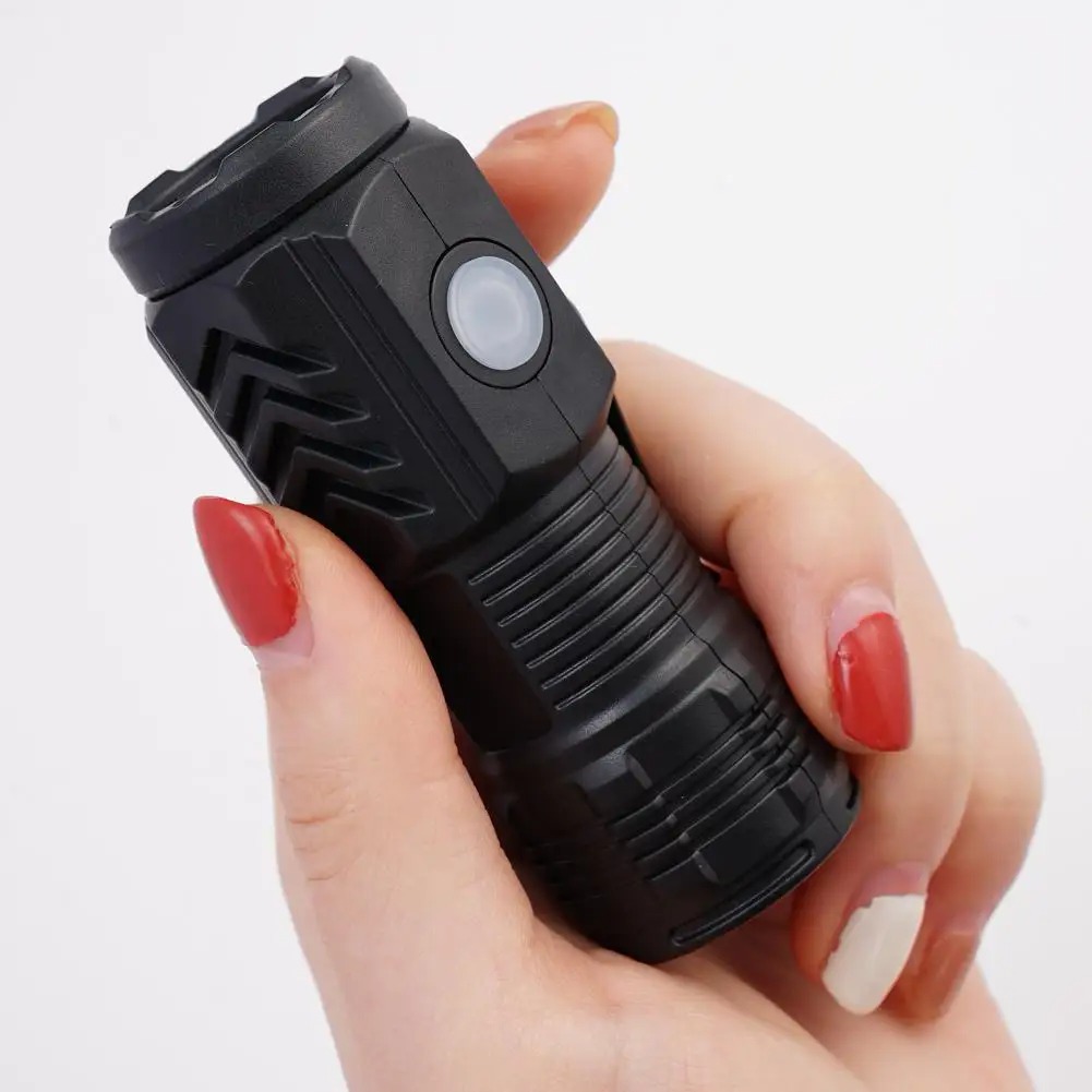 Picture of Super Bright Mini Flashlight 3 Core LED Tactical Torch Rechargeable Camping Fishing Cap Clip Flashlight With Magnet Hand Lamp