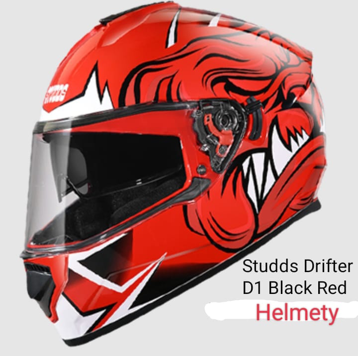 Picture of Studds Drifter D1 Decor Matt Red N2 Helmet (Red)