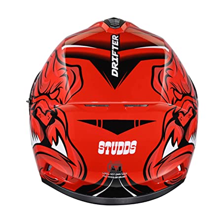 Picture of Studds Drifter D1 Decor Matt Red N2 Helmet (Red)