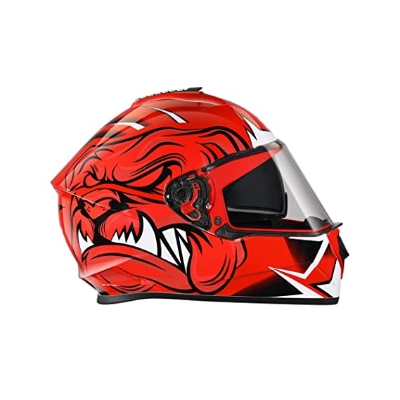 Picture of Studds Drifter D1 Decor Matt Red N2 Helmet (Red)