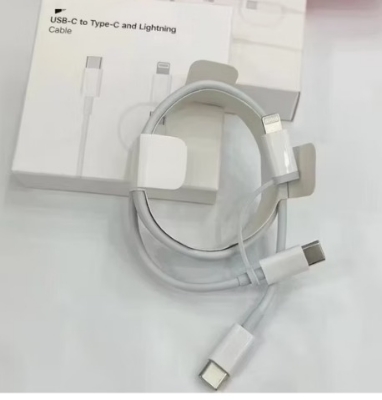 Picture of Original 60W usb-c to type C and Lightning pd 2 IN 1 Cable For iPhone 13 12 11 14 15 16 Pro Max Mini XS Max 7 8 Plus iPad iPhone Charger Fast Charging Cable Phone Date