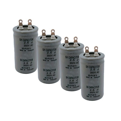Picture of SN Capacitor 2.5 uF 3.5 uF 350V AC Start Run Axial Metallized Polypropylene Film Capacitor for Fan, micro water pump, cleaning machine Capacitor
