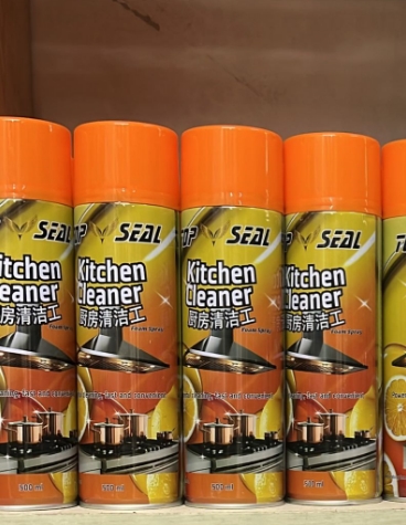 Picture of New Top Seal Foam Cleaner Kitchen Grease Cleaner Stain Remover Cleaner Spray Magic Kitchen Degreaser Products Foam Home Cleaning Spary