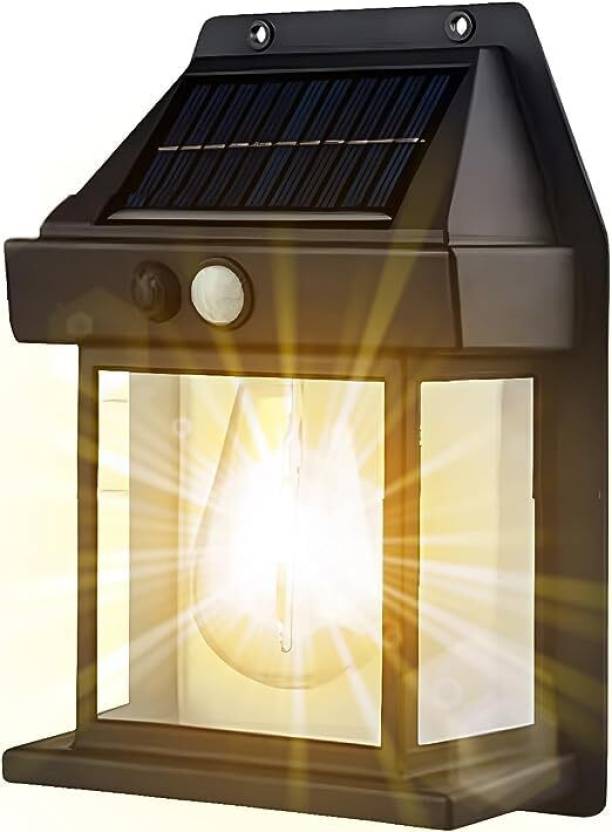 Picture of New Outdoor Solar Wall Lamp,Solar Tungsten Wall Light, Motion Sensor Wall Lights,Solar Tungsten Wall Light Motion Sensor LED Wall Sconce IP65 Waterproofs Solar Securitys Light