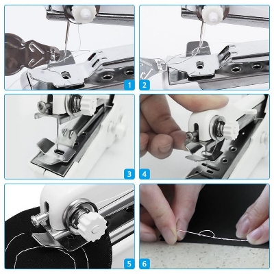 Picture of Mini Sewing Machines for Home Cordless Portable Handy Stitching Machine (Hand Machine for Stitching)-Sewing Machines