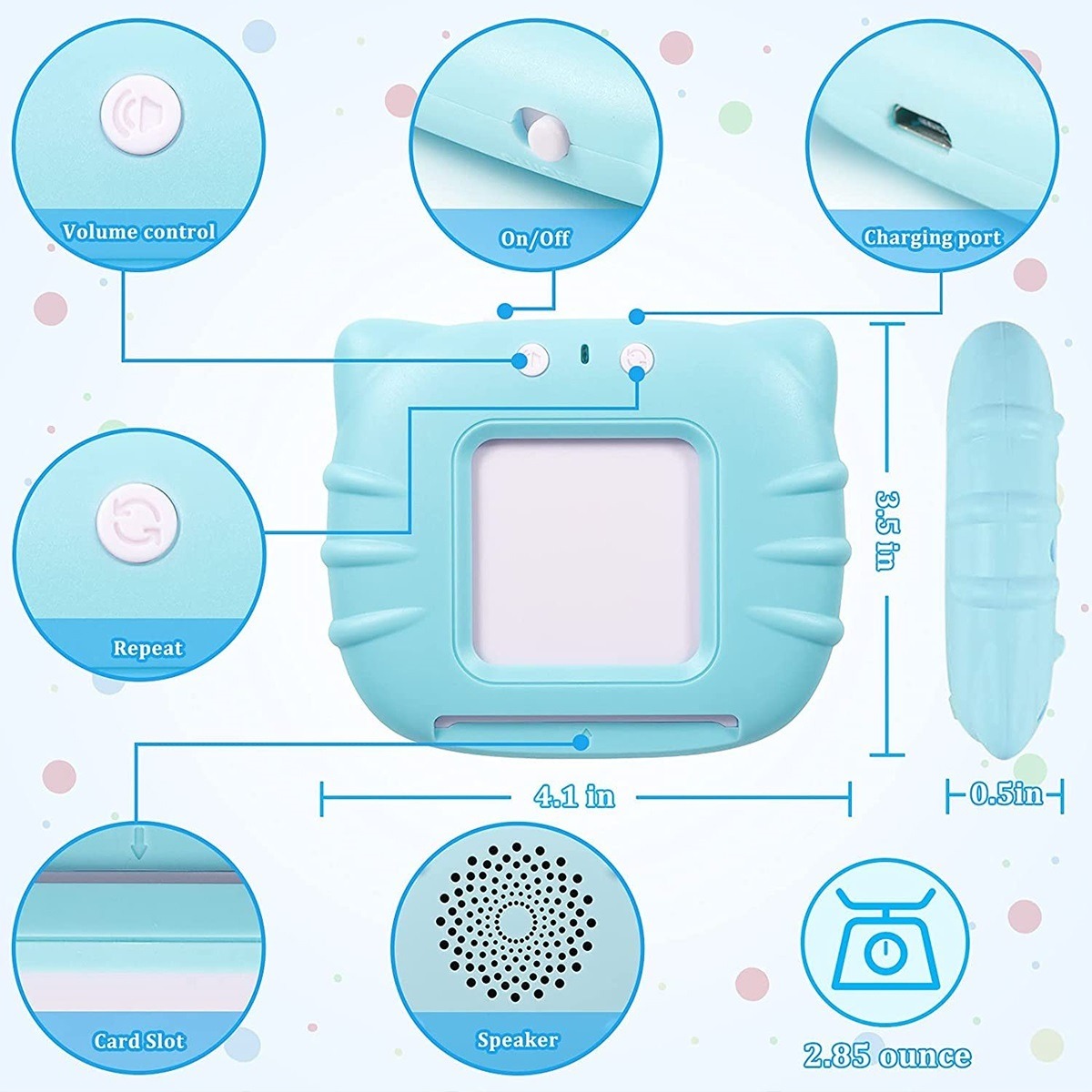 Picture of Educational Audio Electronic Learning Card Book Toy for kids